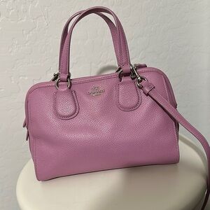Coach Pink Leather Women's Bag